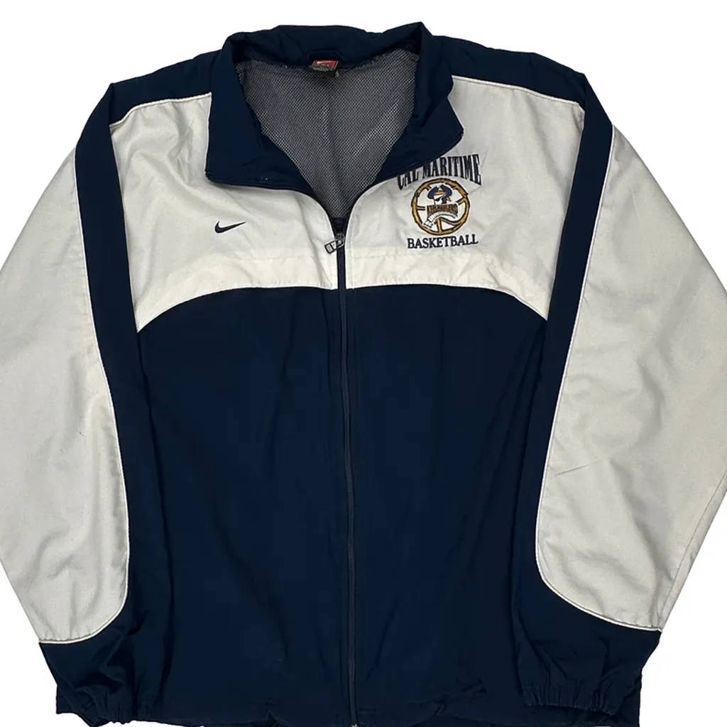 Basketball Nike Track Jacket - XL Navy Polyester - Image 5
