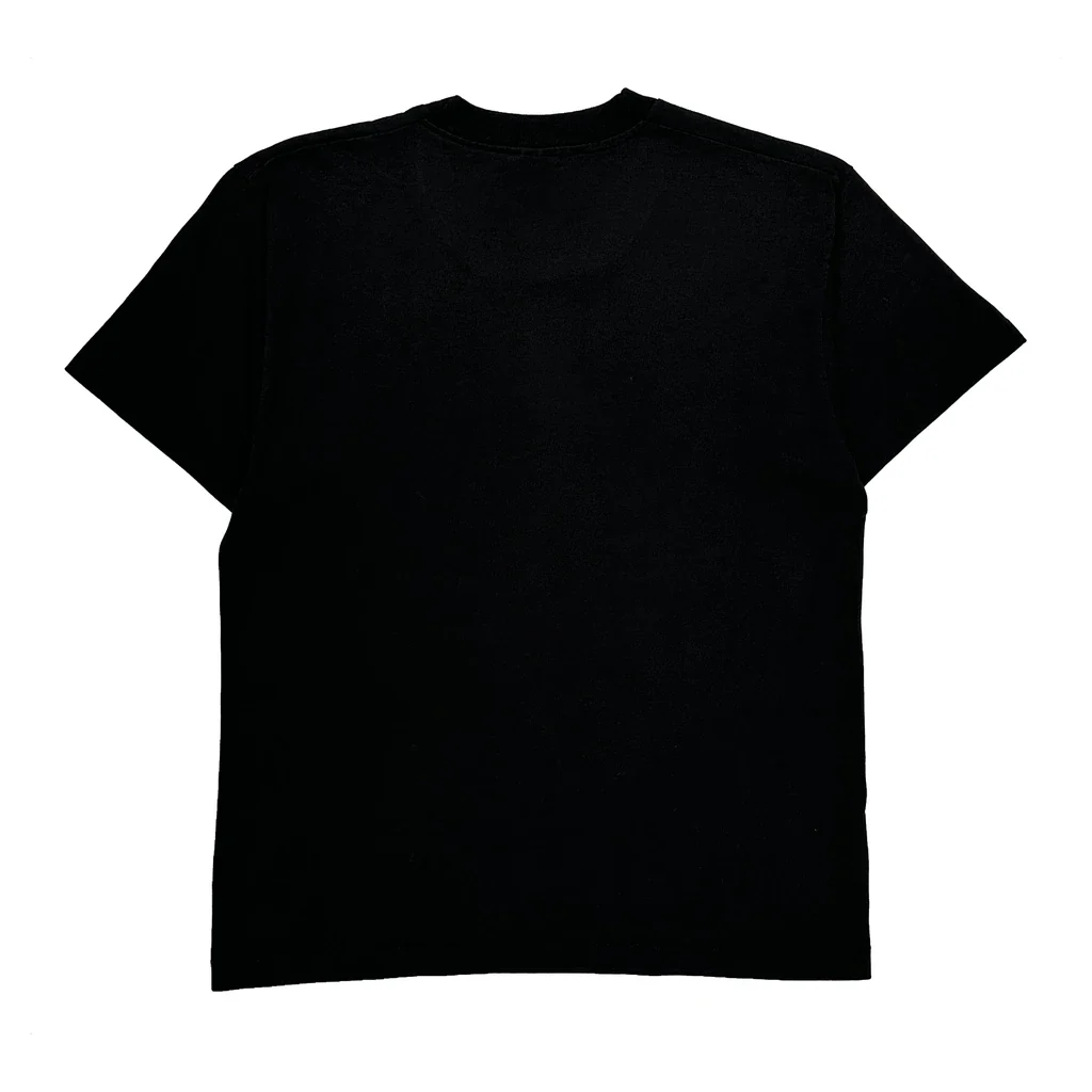 Bass® Camping Outpost & Canoe Rental Steelville, Mo. Screen Stars Single Stitch T-Shirt - Large Black Cotton Blend - Image 2