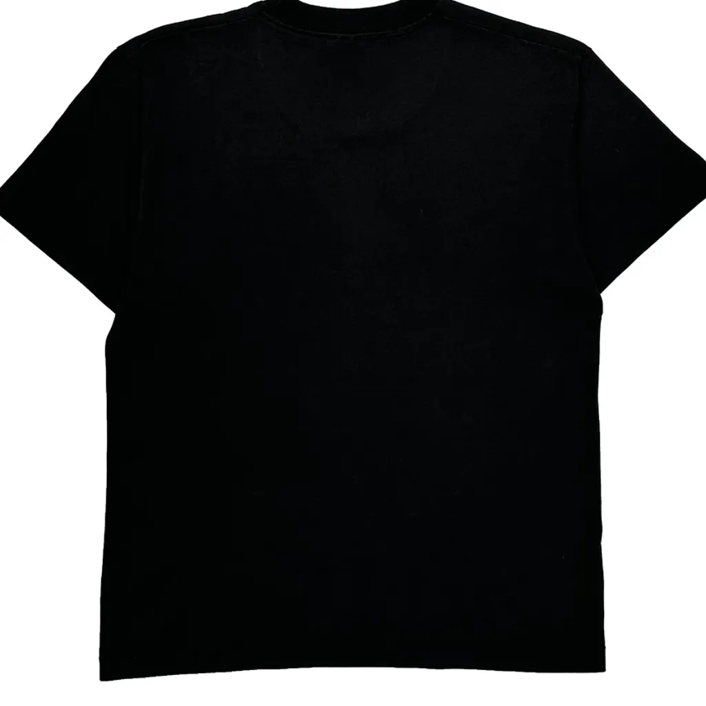Bass® Camping Outpost & Canoe Rental Steelville, Mo. Screen Stars Single Stitch T-Shirt - Large Black Cotton Blend - Image 6