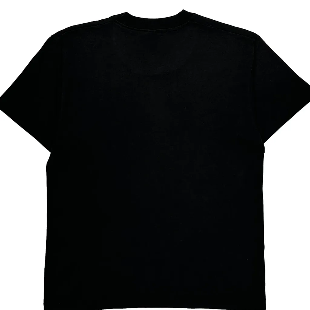 Bass® Camping Outpost & Canoe Rental Steelville, Mo. Screen Stars Single Stitch T-Shirt - Large Black Cotton Blend - Image 7