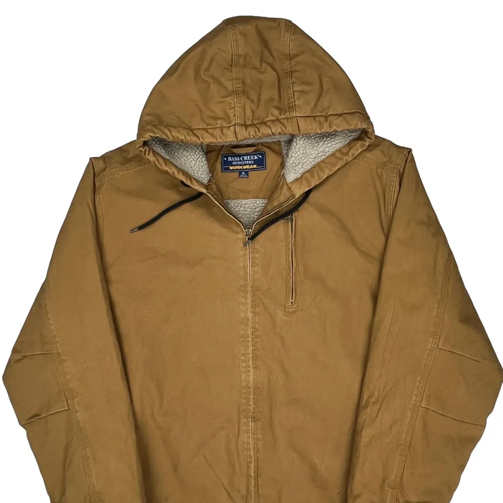 Bass Creek Workwear Jacket - XL Brown Cotton - Image 5