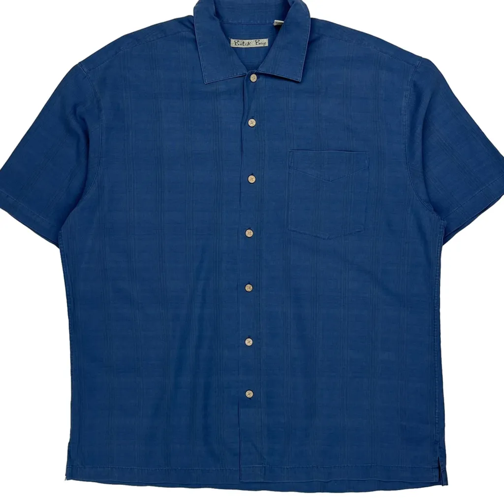 Batik Bay Short Sleeve Shirt - XL Blue Polyester - Image 4