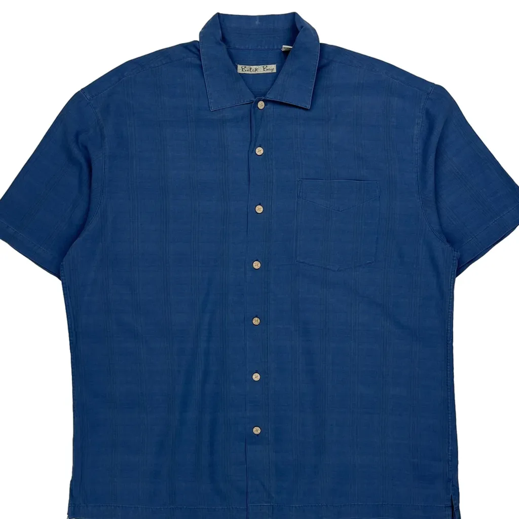 Batik Bay Short Sleeve Shirt - XL Blue Polyester - Image 5