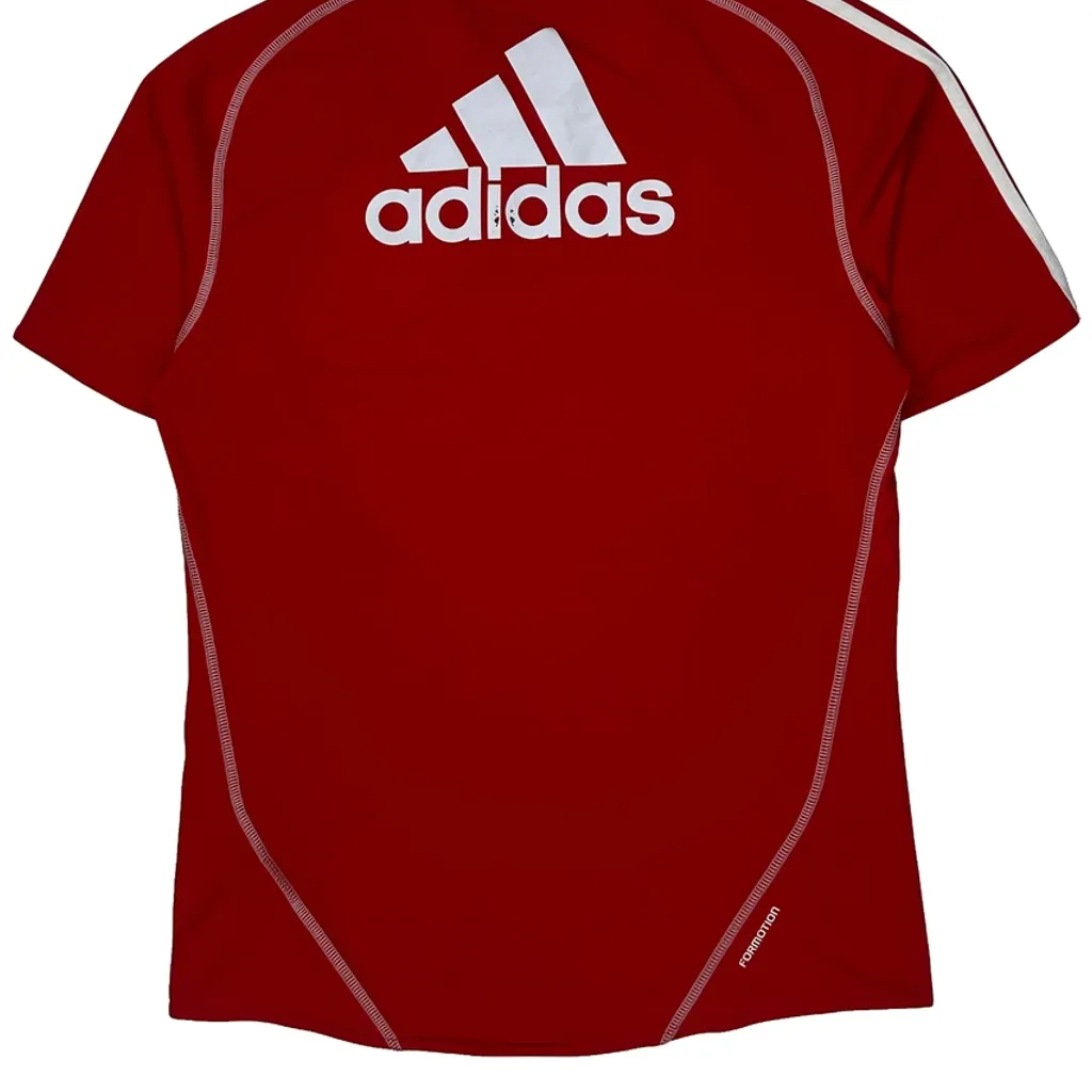 Bayern Munich Adidas 2013-14 Training Football Shirt - Small Red Polyester - Image 6