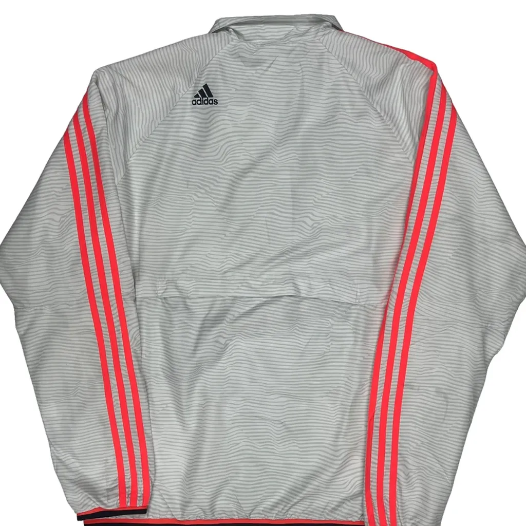 Bayern Munich Adidas Champions League Track Jacket - Large Grey Polyester - Image 6