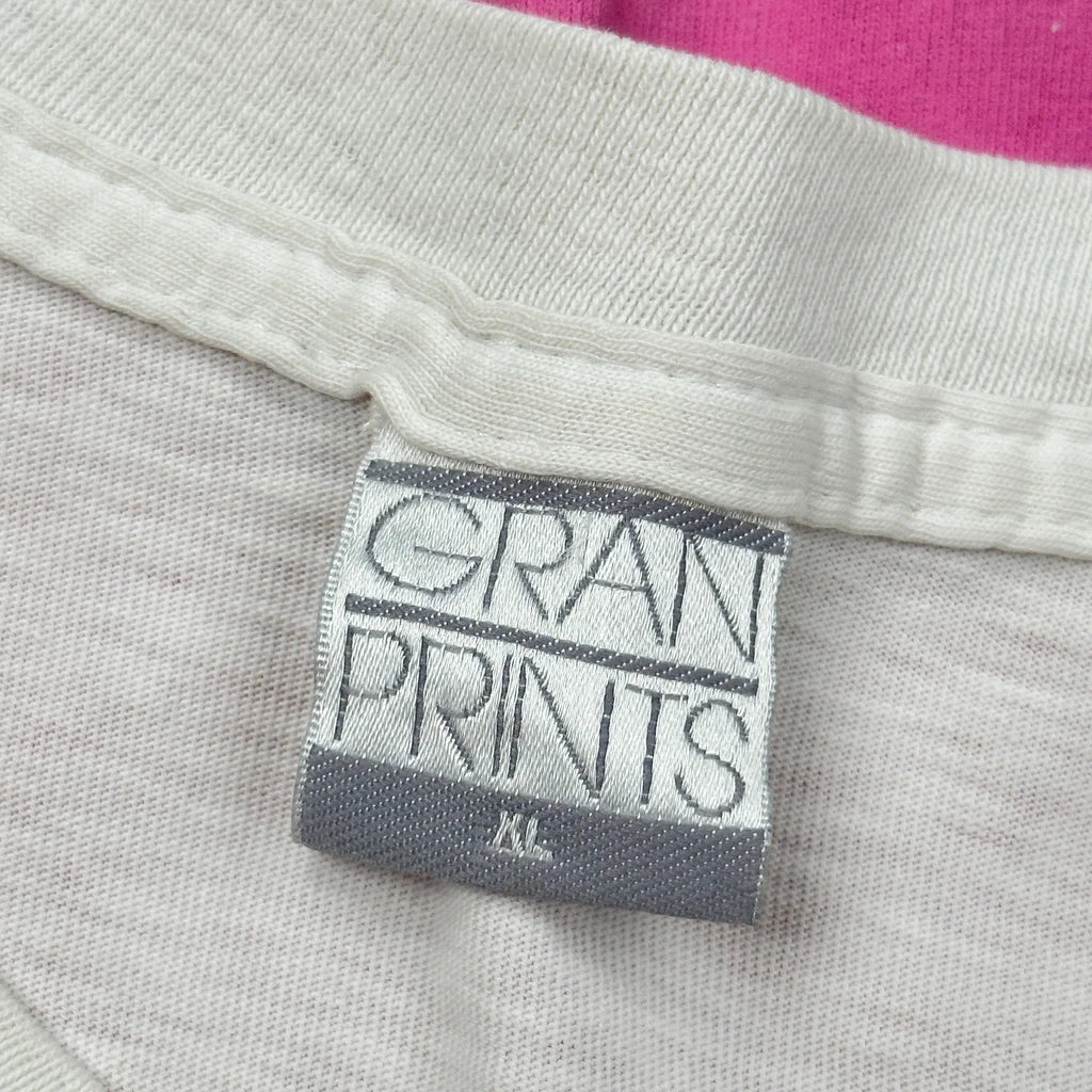 Beach Volleyball Gran Prints T-Shirt - XL White Cotton - Image 3
