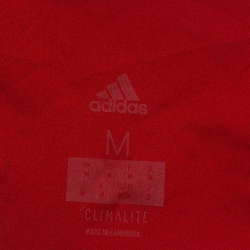 Bedford Bulldogs Adidas Football Shirt - Medium Red Polyester - Image 3