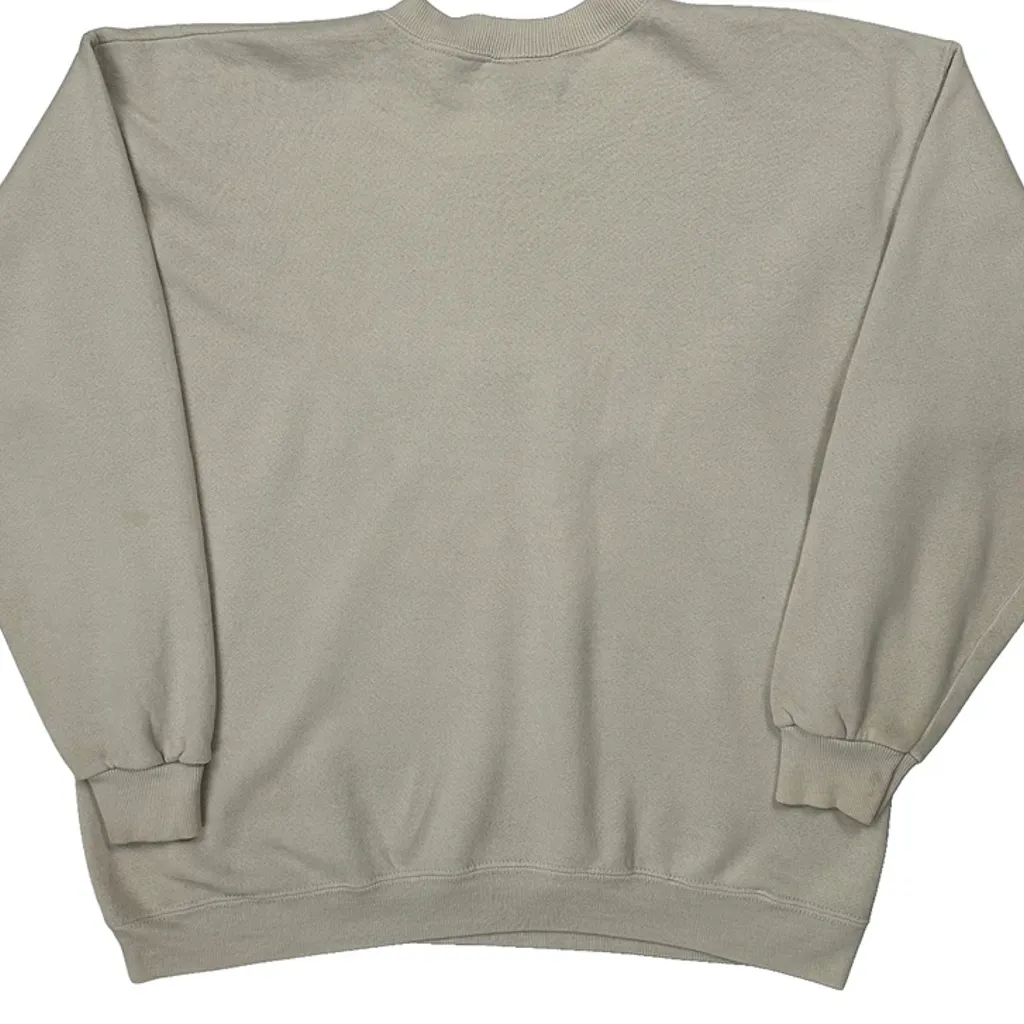 Bellbrook Lee College Sweatshirt - XL Cream Cotton - Image 7