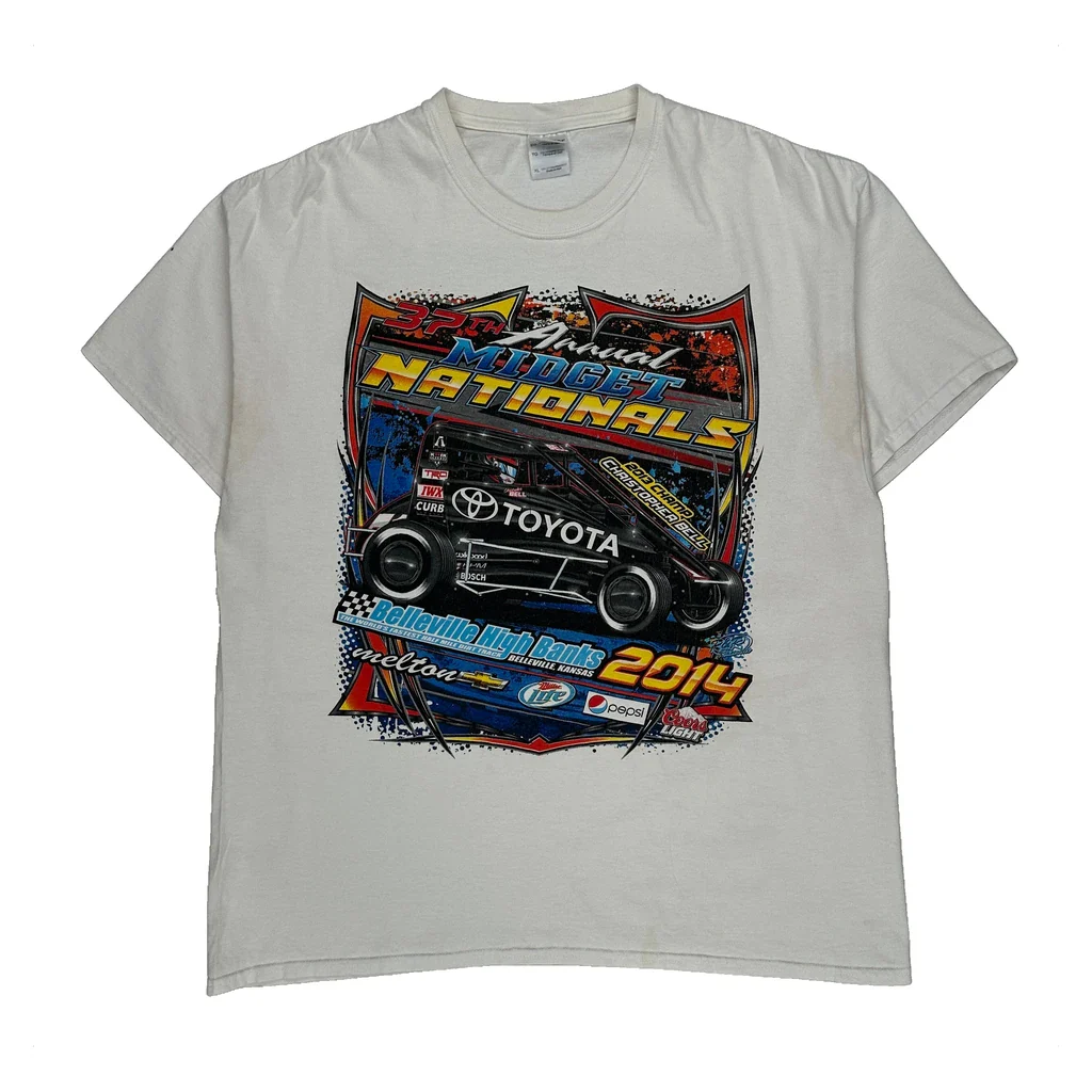 Belleville Midget Nationals Gildan Graphic T-Shirt - XL White Cotton