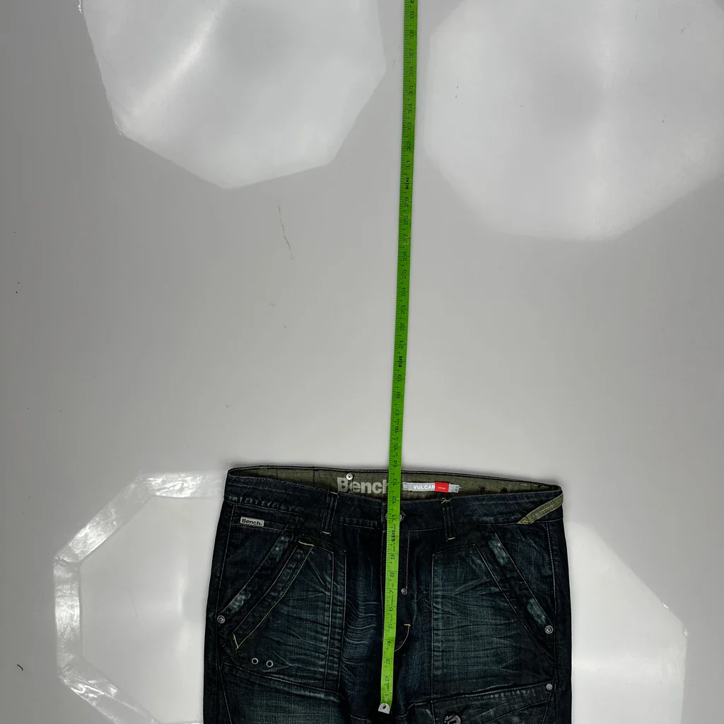 Bench. Cargo Jeans - 36W 31L Dark Wash Cotton - Image 4