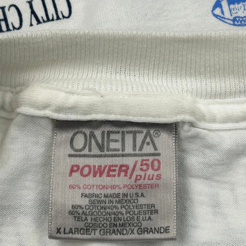 Benedictine Oneita Graphic T-Shirt - XL White Cotton Blend - Image 3