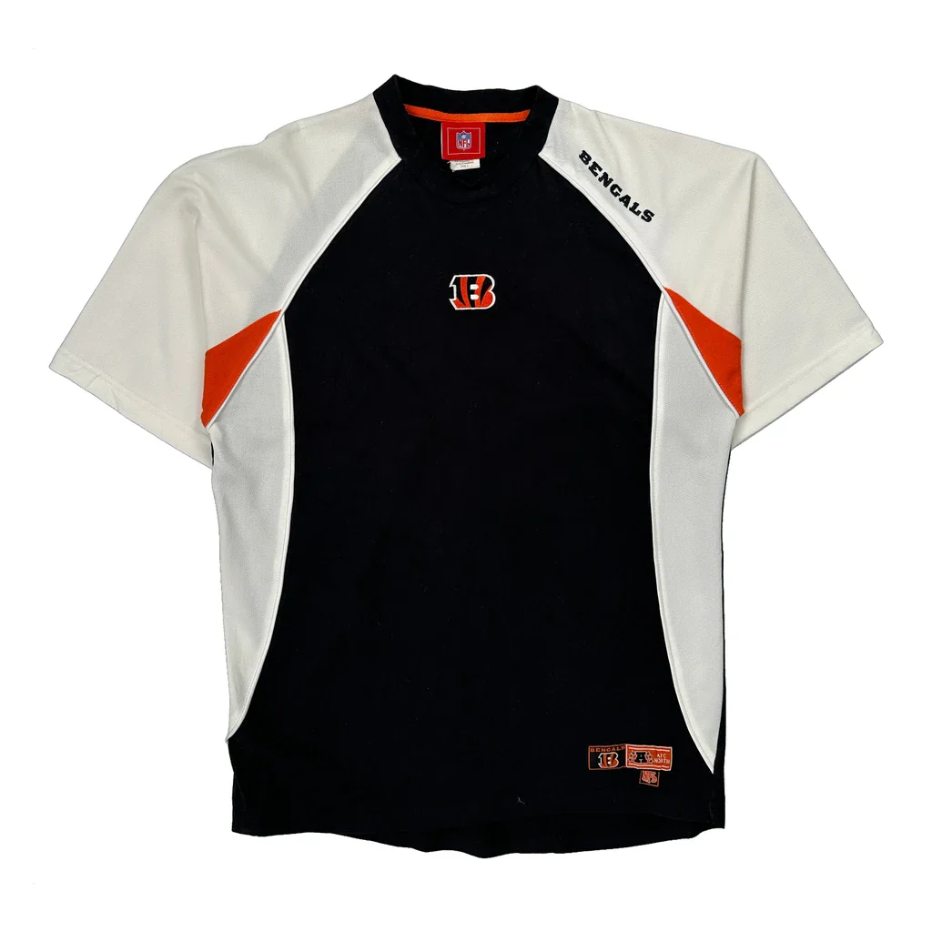Bengals Nfl Football Jersey - Large Black Cotton