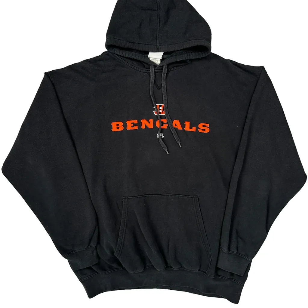 Bengals Nfl Hoodie - XL Black Cotton - Image 5