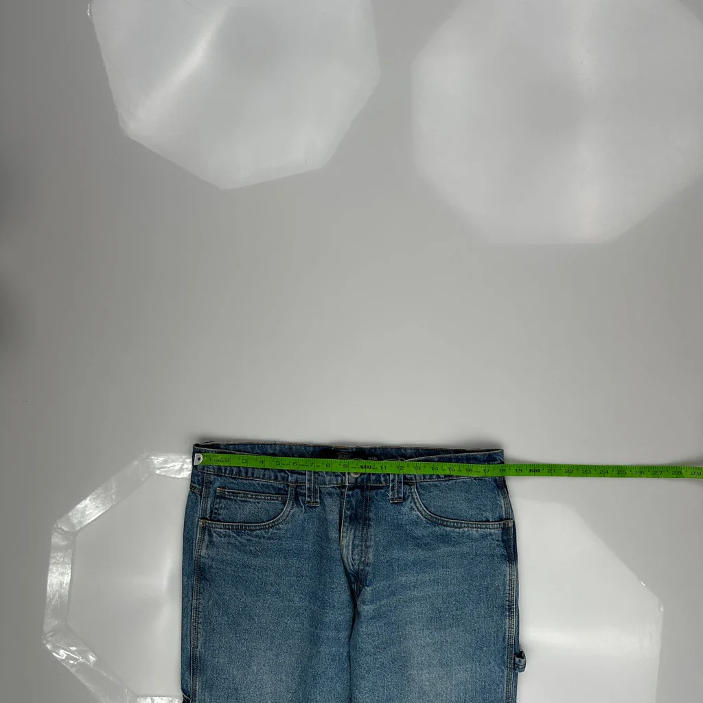 Berkley Jensen Carpenter Jeans - 36W 30L Blue Cotton - Image 3