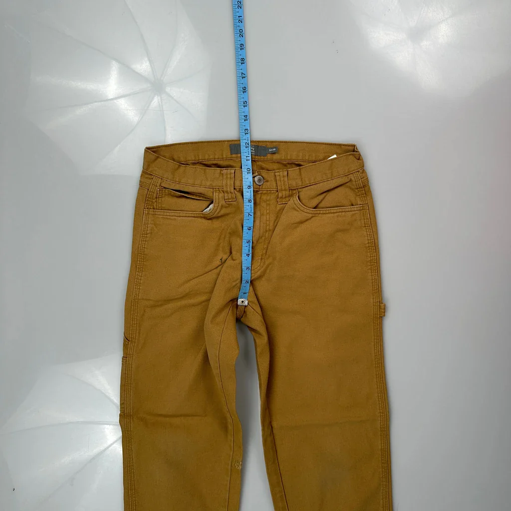 Berkley Jensen Carpenter Trousers - 32W 29L Brown Cotton - Image 4
