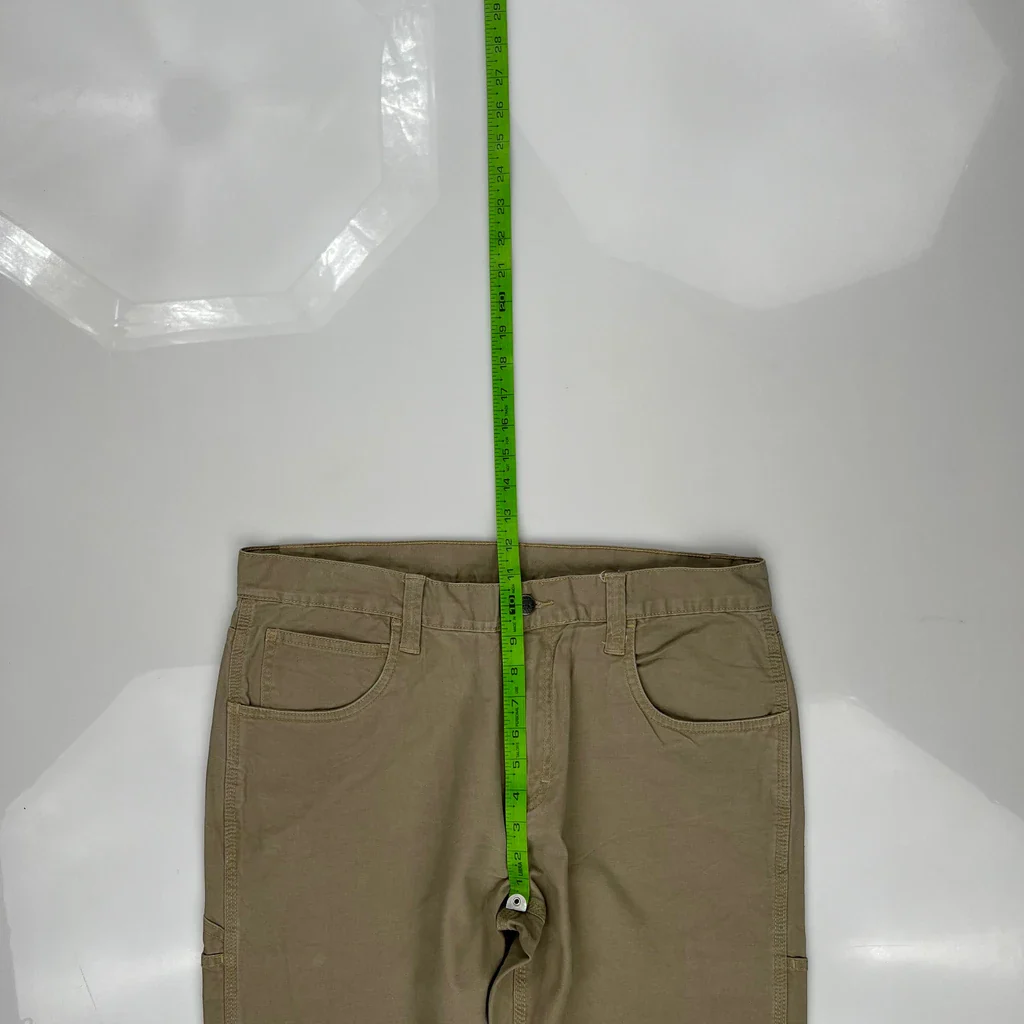 Berne Cargo Pants - 34W 30L Khaki Cotton Blend - Image 4