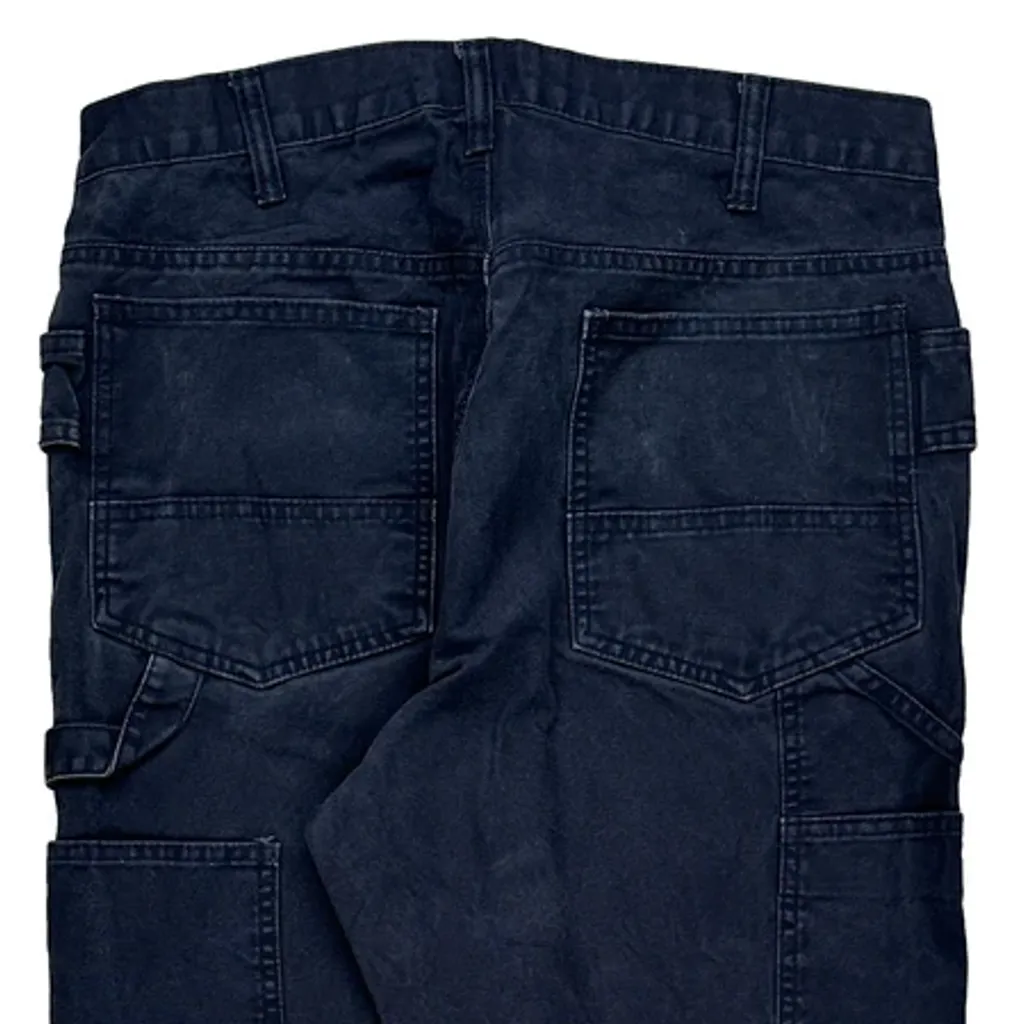 Berne Cargo Trousers - 34W 29L Blue Cotton - Image 7