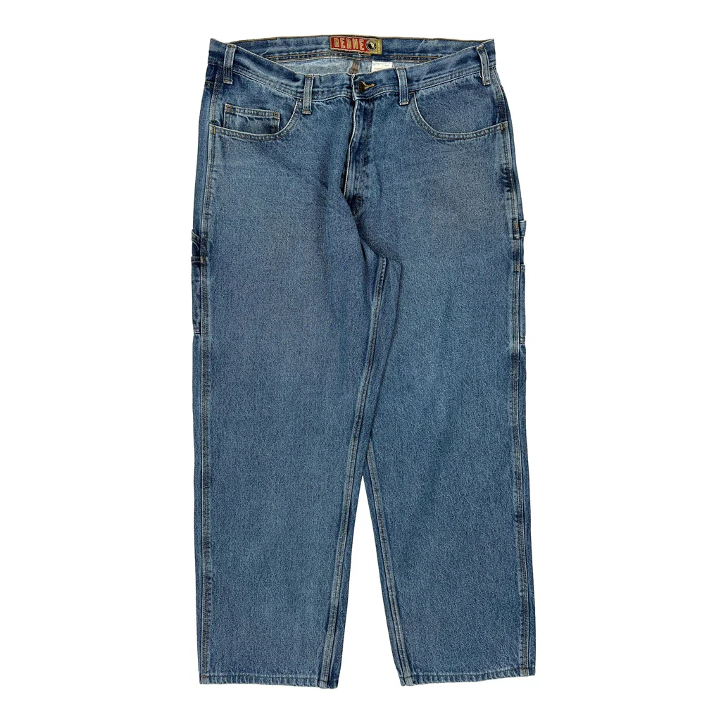 Berne Carpenter Jeans - 33W 30L Blue Denim - Image 2