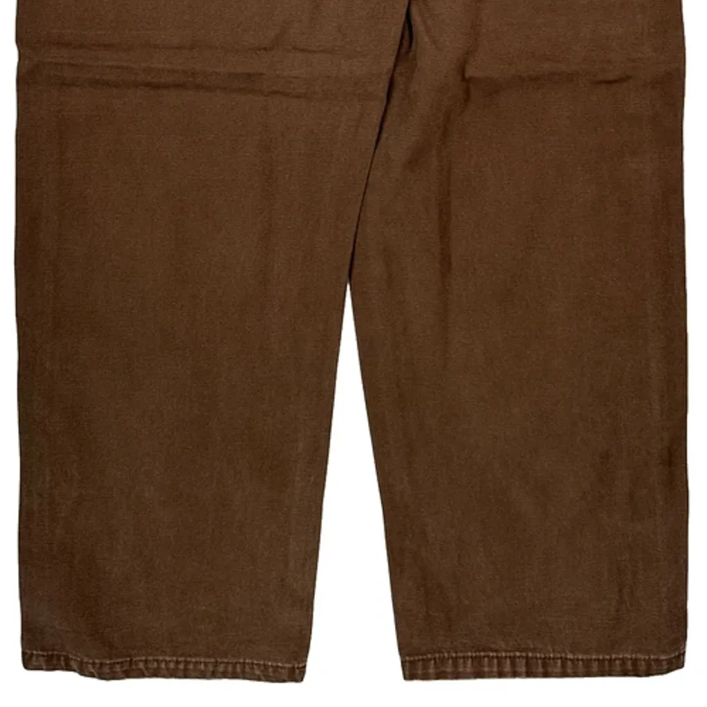 Berne Carpenter Trousers - 36W 31L Brown Cotton - Image 7