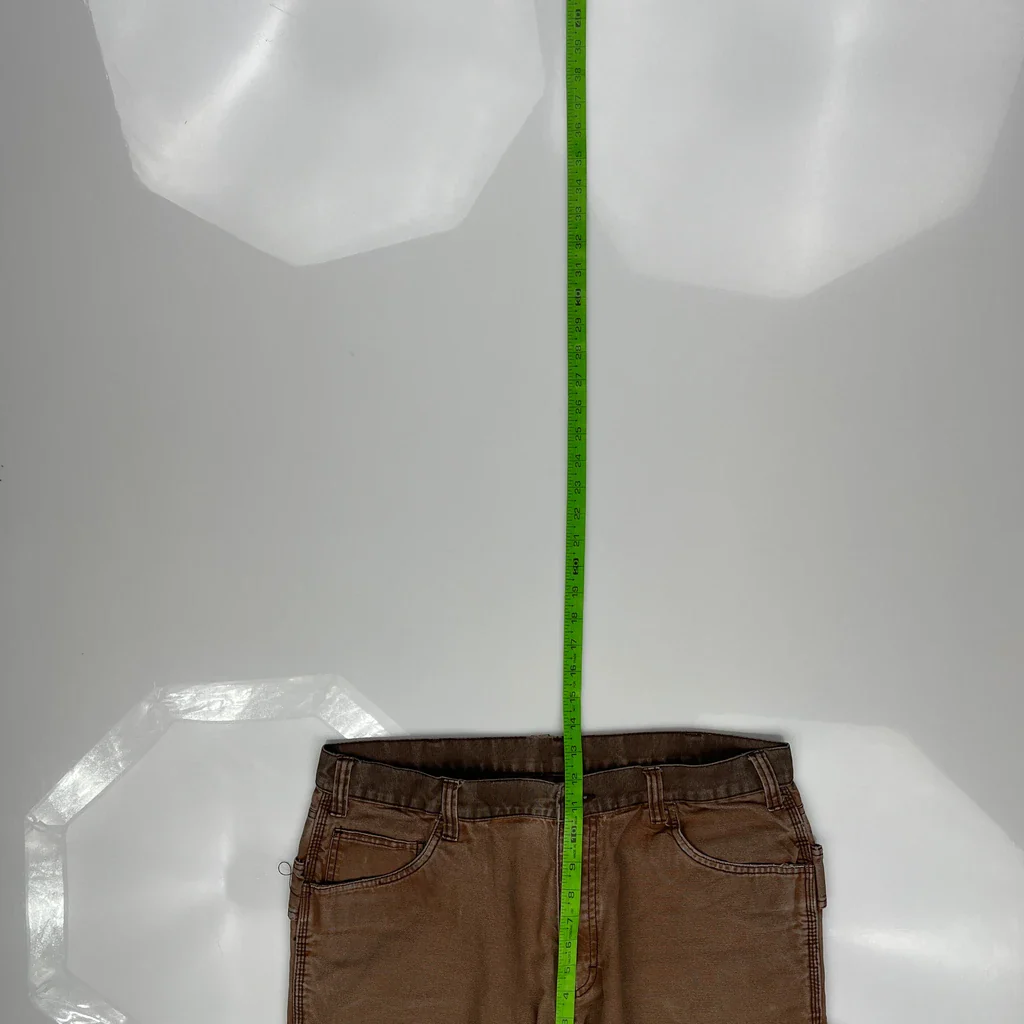 Berne Carpenter Trousers - 36W 30L Brown Cotton - Image 4