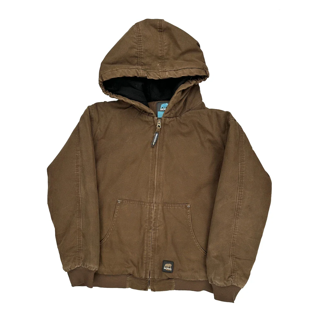 Berne Workwear Jacket - Large Brown Cotton