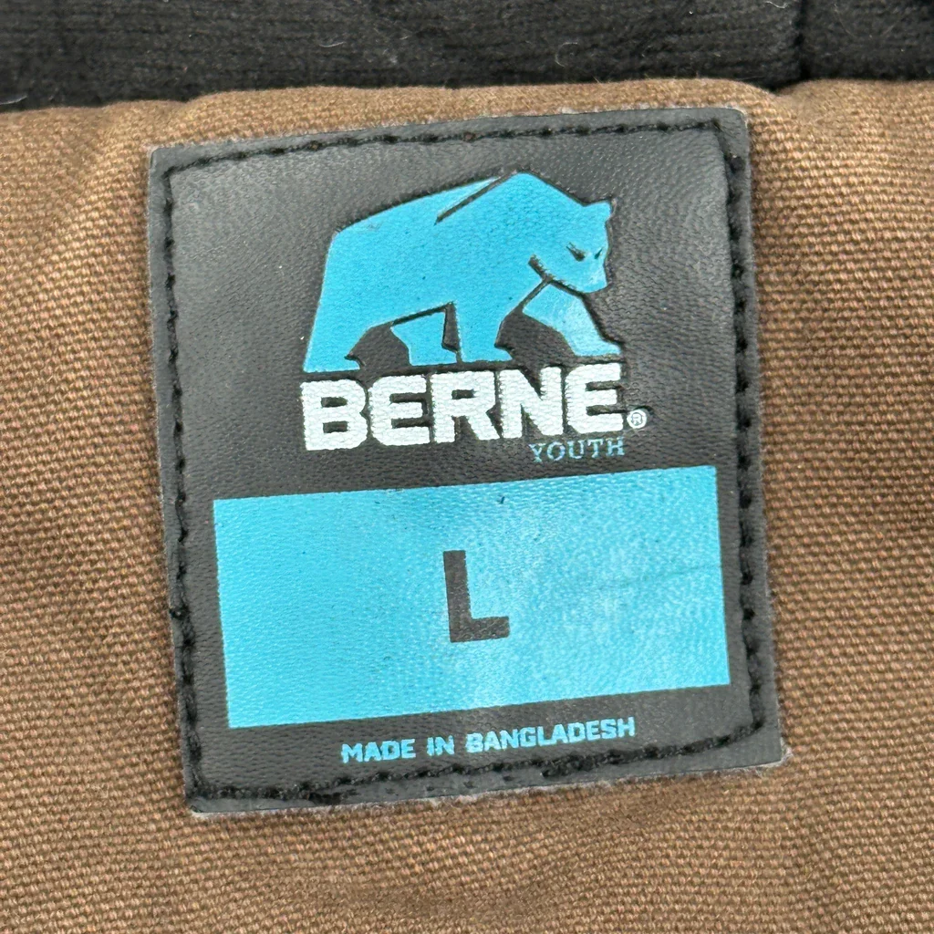 Berne Workwear Jacket - Large Brown Cotton - Image 3