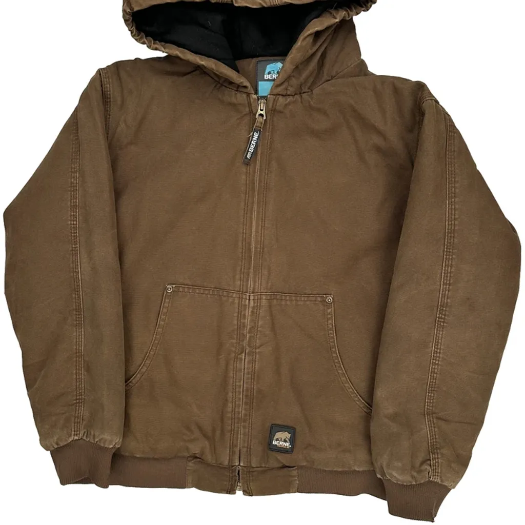 Berne Workwear Jacket - Large Brown Cotton - Image 4