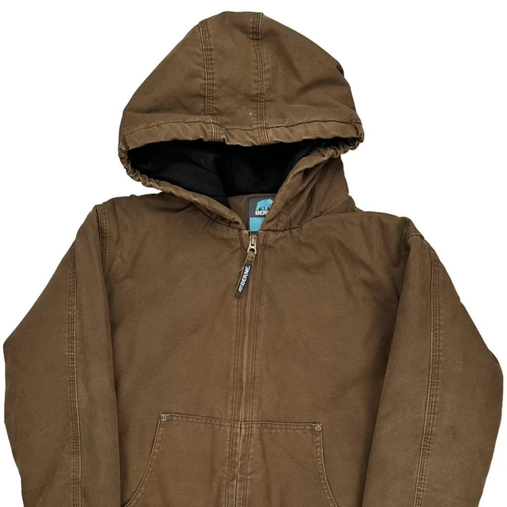 Berne Workwear Jacket - Large Brown Cotton - Image 5