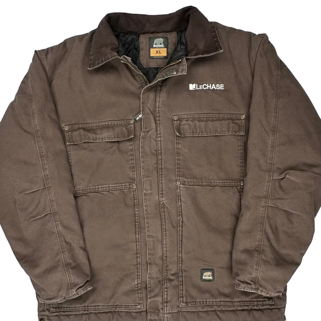 Berne Jacket - XL Brown Cotton - Image 4