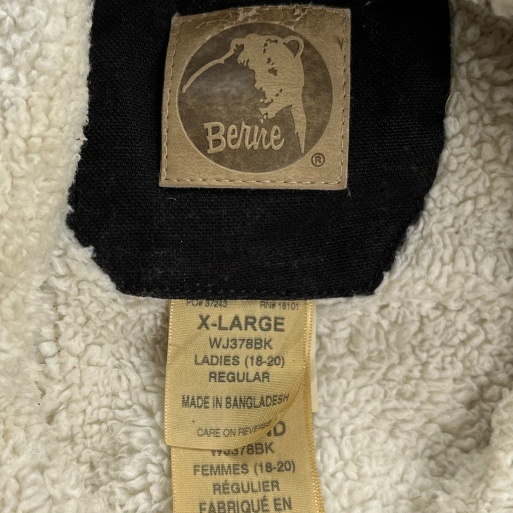 Berne Workwear Jacket - XL Black Cotton - Image 3