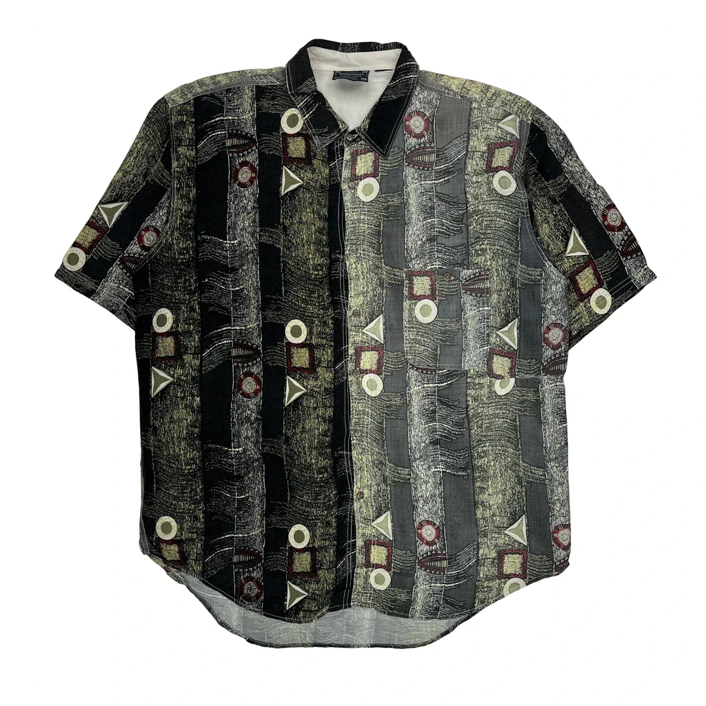 Bertini Short Sleeve Shirt - Large Multicoloured Cotton
