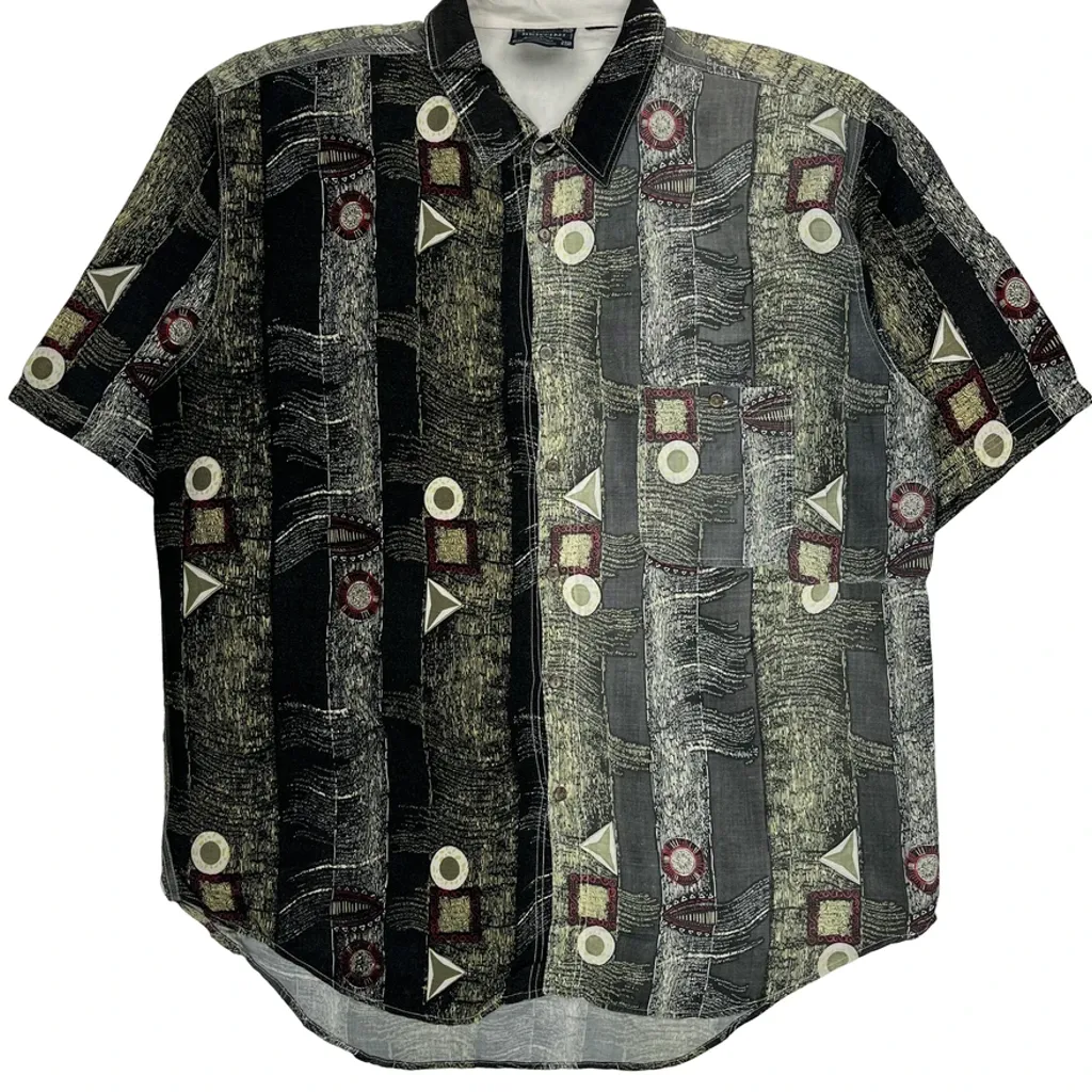 Bertini Short Sleeve Shirt - Large Multicoloured Cotton - Image 5
