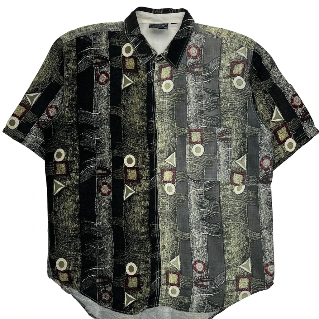 Bertini Short Sleeve Shirt - Large Multicoloured Cotton - Image 6