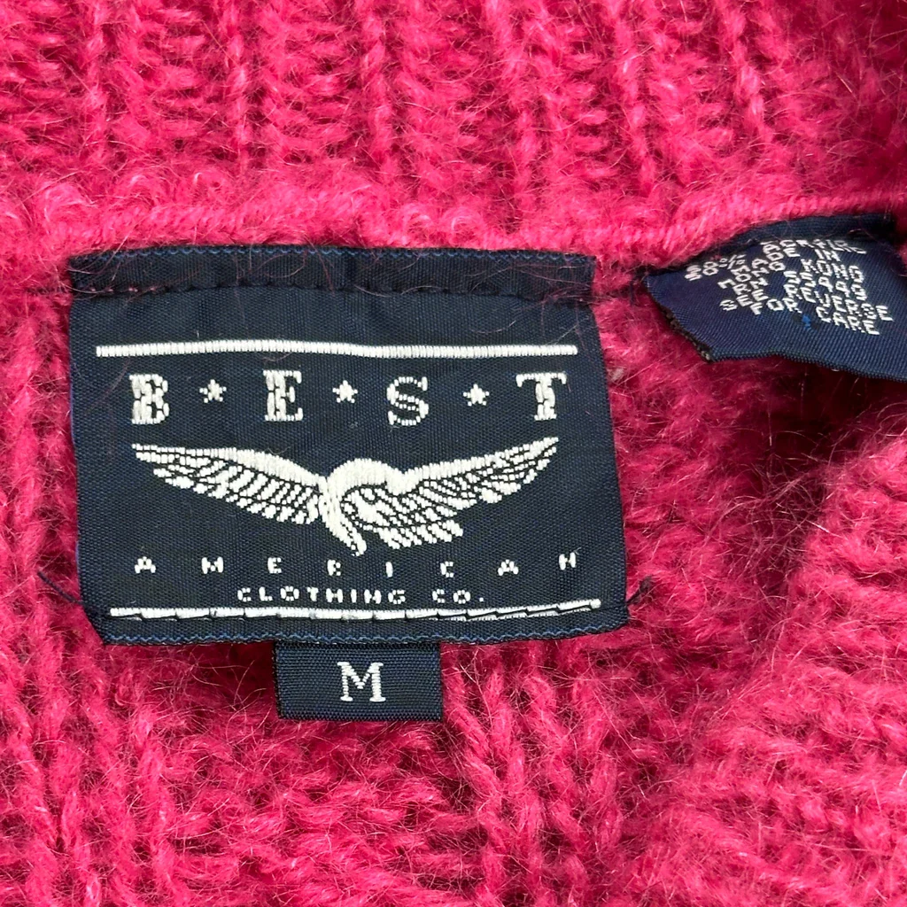 Best Company Jumper - Medium Pink Acrylic - Image 3