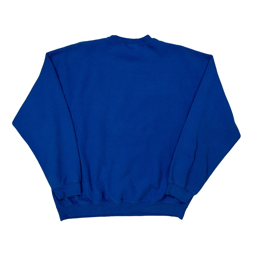Beverly Hills Unbranded Sweatshirt - Large Blue Cotton - Image 2