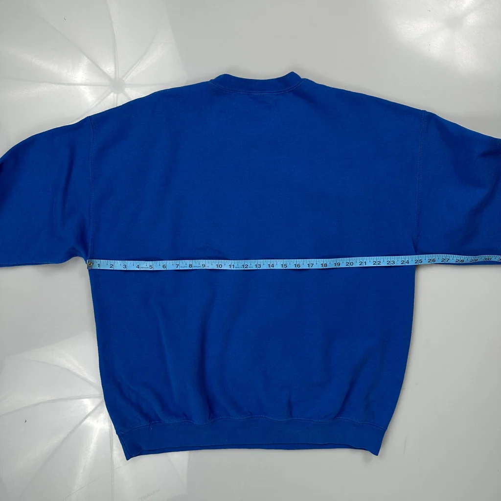 Beverly Hills Unbranded Sweatshirt - Large Blue Cotton - Image 3