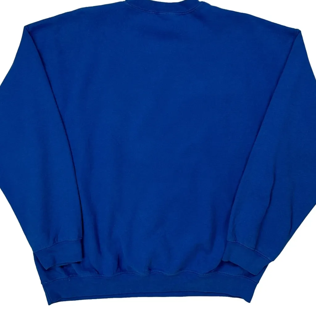 Beverly Hills Unbranded Sweatshirt - Large Blue Cotton - Image 6
