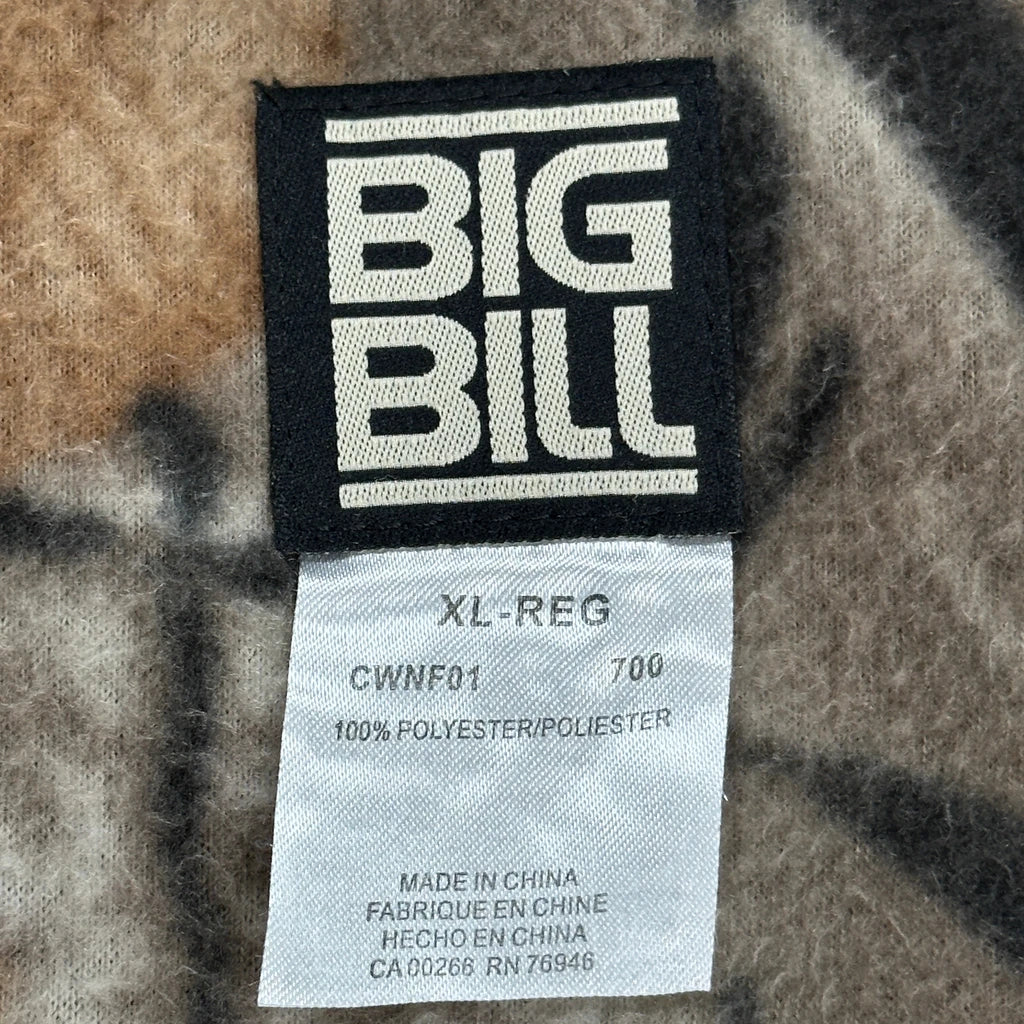 Big Bill Camo Fleece Jacket - XL Camo Polyester - Image 3