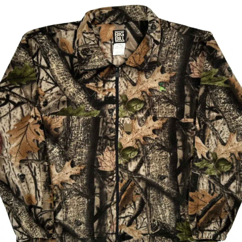 Big Bill Camo Fleece Jacket - XL Camo Polyester - Image 4