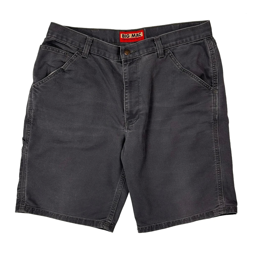 Big Mac Carpenter Shorts - 36W 10L Grey Cotton - Image 2