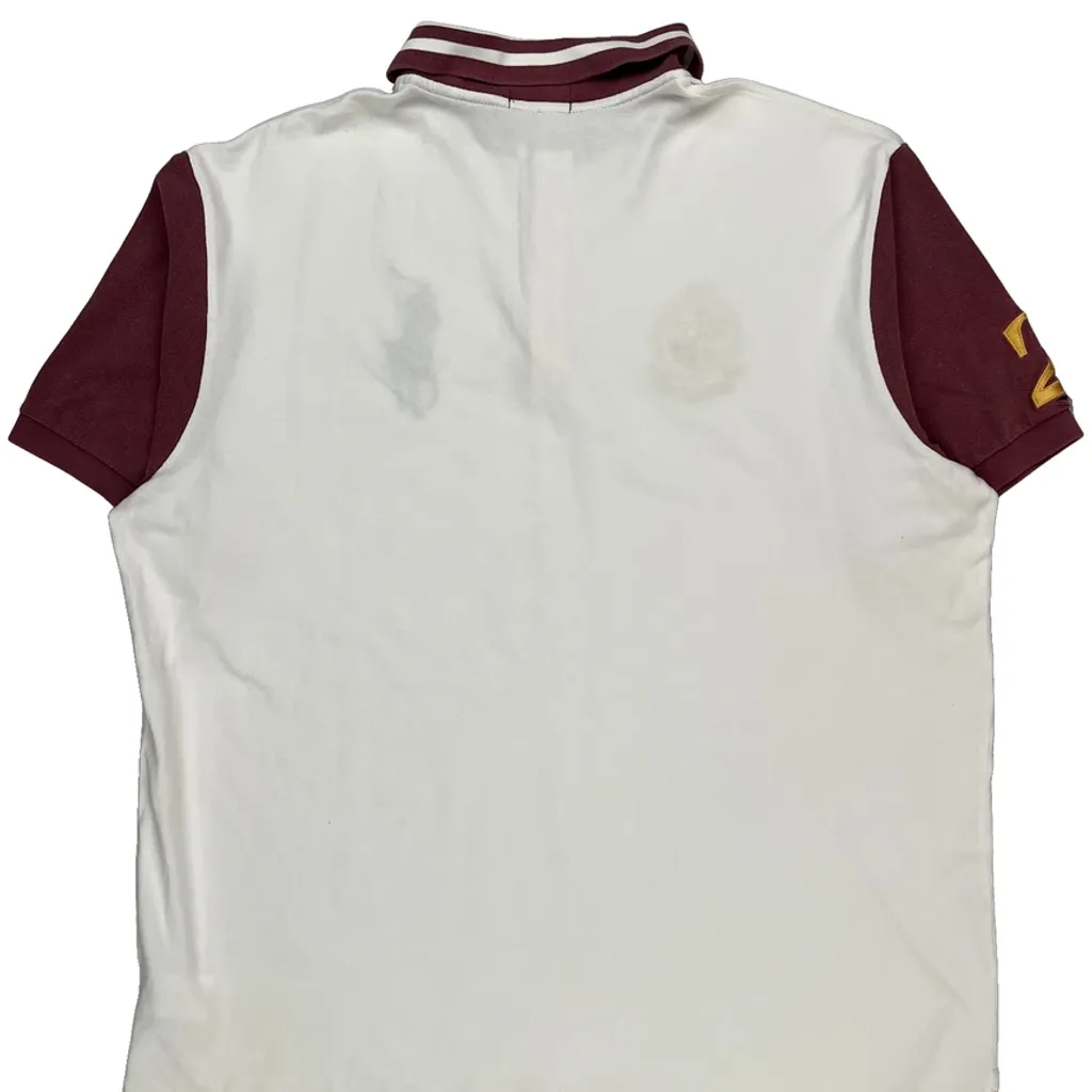 Big Pony Polo By Ralph Lauren Tall Polo Shirt - 2XL Burgundy Cotton - Image 6