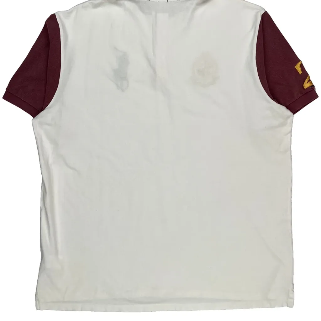 Big Pony Polo By Ralph Lauren Tall Polo Shirt - 2XL Burgundy Cotton - Image 7
