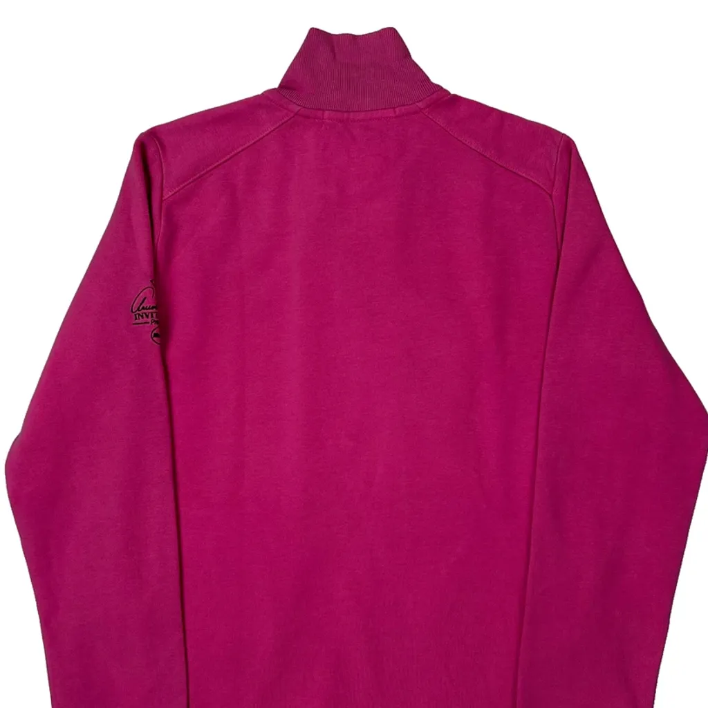 Big Pony Ralph Lauren 1/4 Zip - Medium Pink Cotton - Image 7