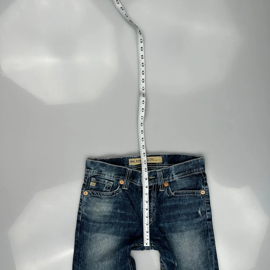 Big Star Boot Cut Jeans - 31W 31L Blue Denim - Image 4