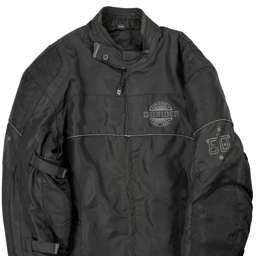 Biker Dri-Rider Jacket - XL Black Polyester - Image 5