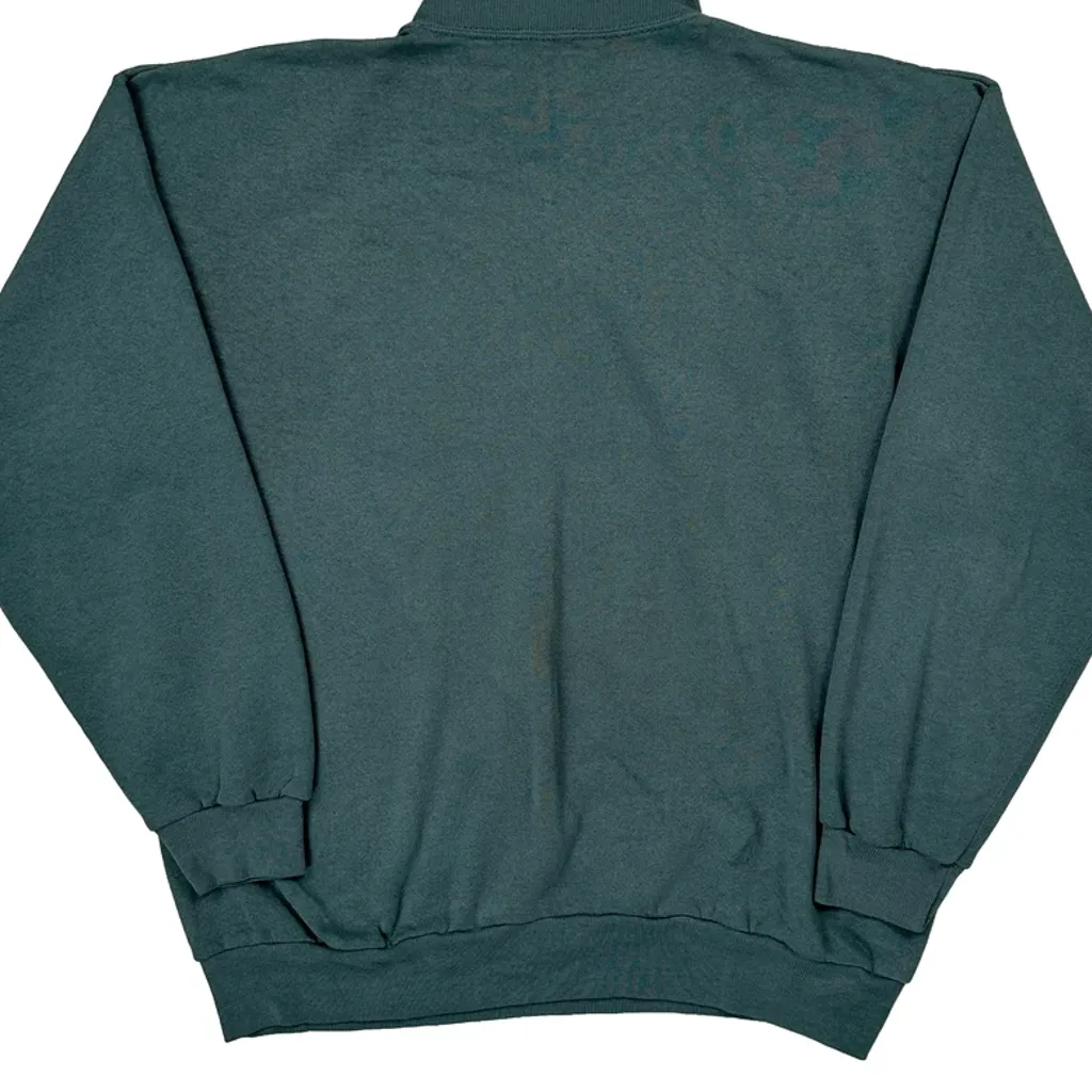 Biker Series Looney Tunes Cartoon Sweatshirt - Medium Green Cotton - Image 6