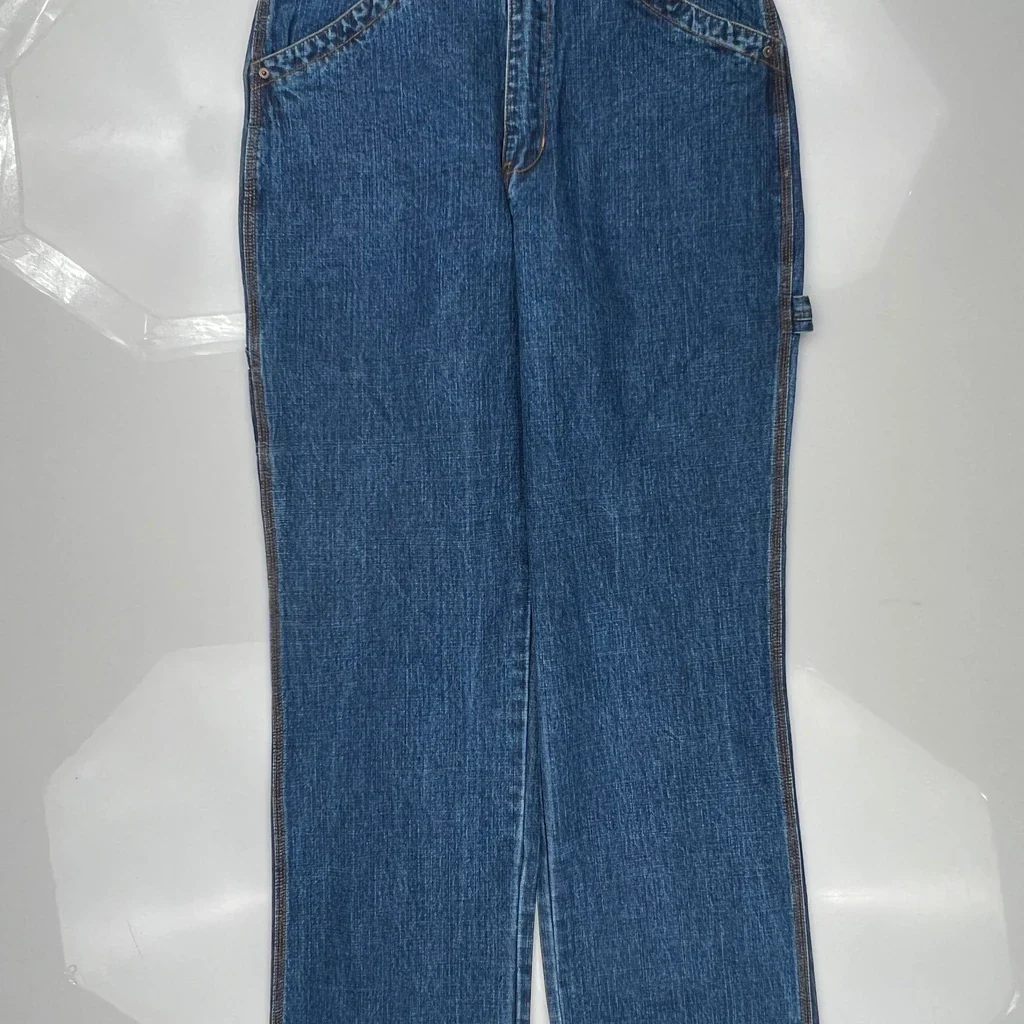 Bill Blass Carpenter Jeans - 34W US 12 Blue Cotton - Image 3