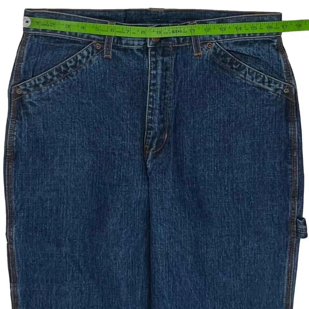 Bill Blass Carpenter Jeans - 34W US 12 Blue Cotton - Image 9