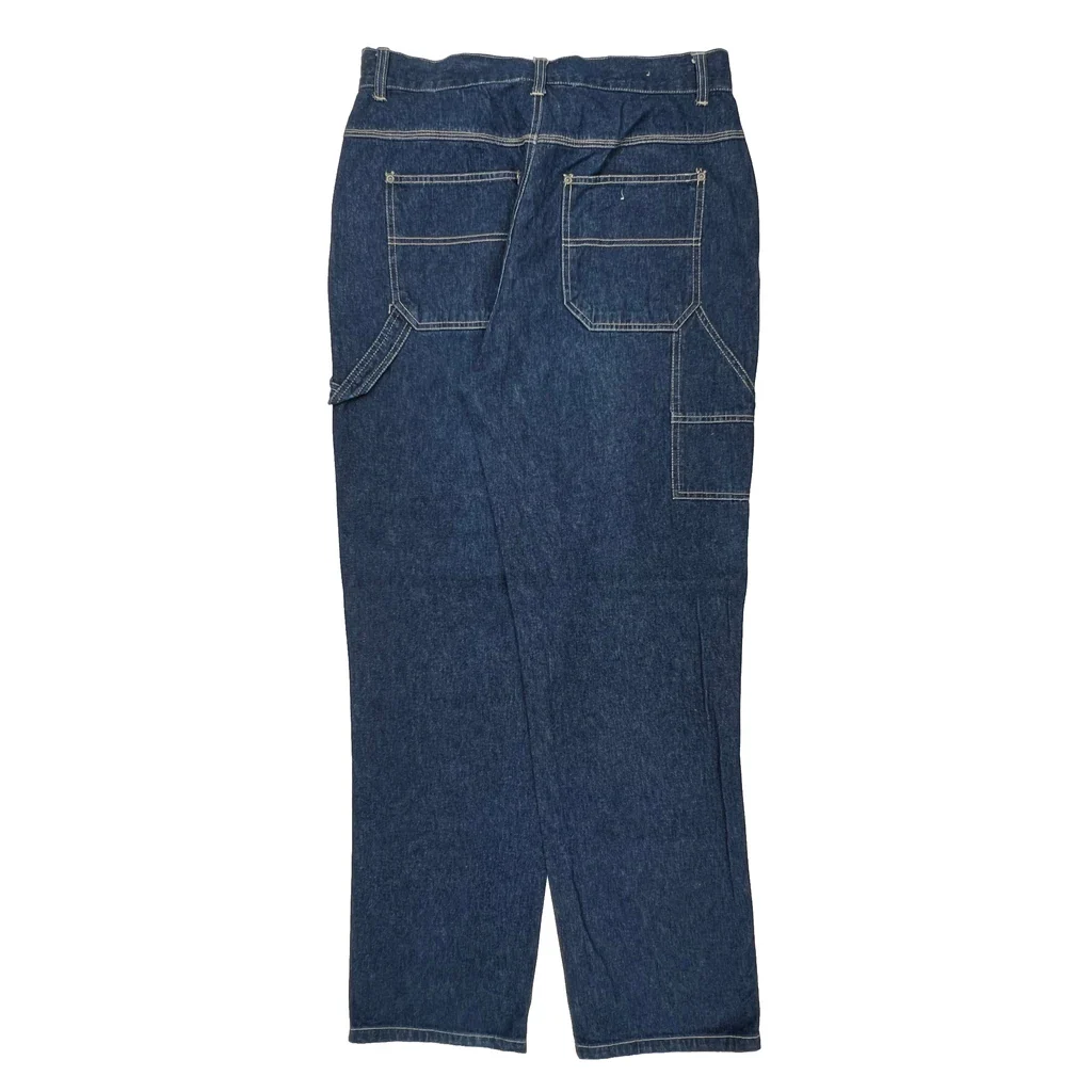 Bill Blass Jeans - 32W US 10 Blue Cotton