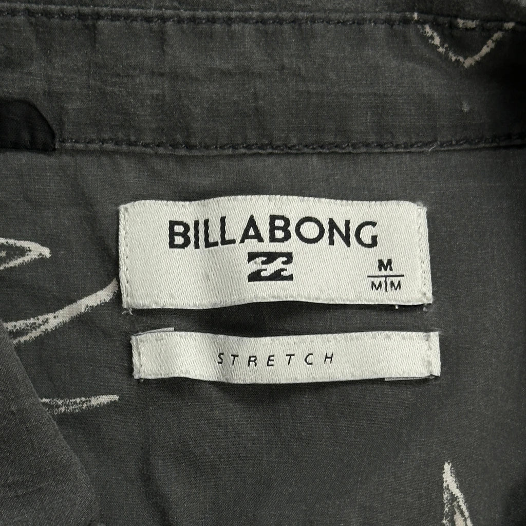 Billabong Short Sleeve Shirt - Medium Black Cotton - Image 3